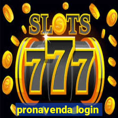 pronavenda login