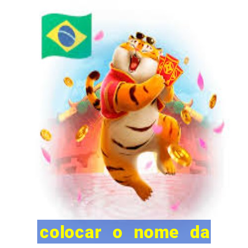 colocar o nome da pessoa no congelador