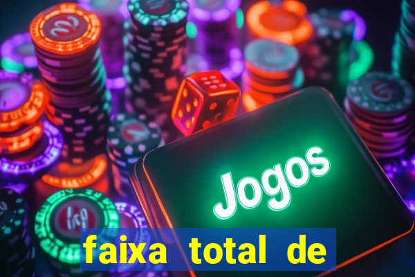 faixa total de gols 2 3 o que significa