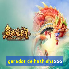 gerador de hash sha256